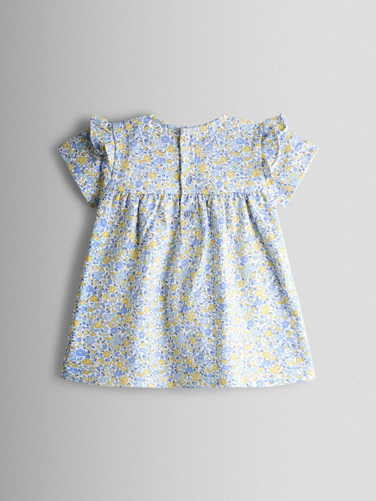 JoJo Maman Bébé Yellow Bunny Ditsy Floral Appliqué Top & Legging Set image 5