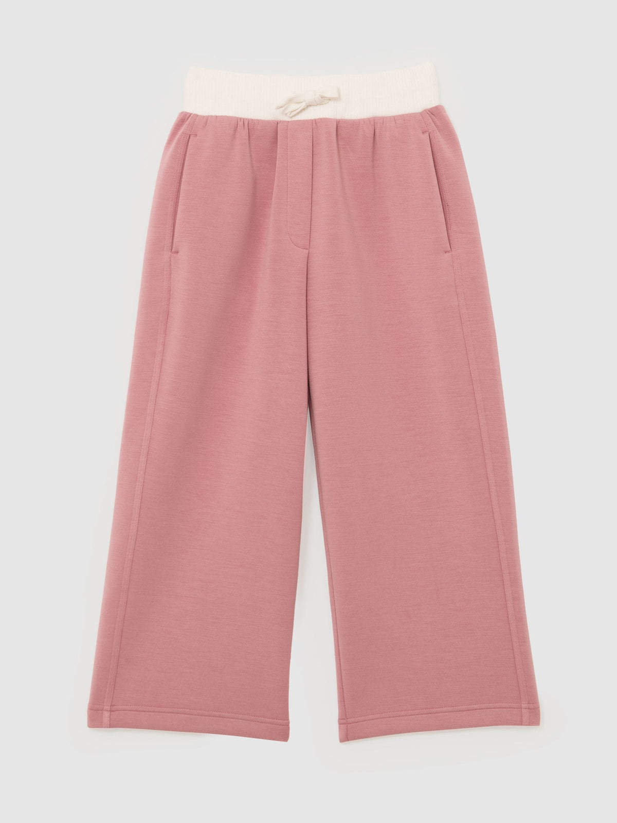 Reiss Rose Laney 13-14 yrs Wide-Leg Interlock Drawstring Joggers image 1