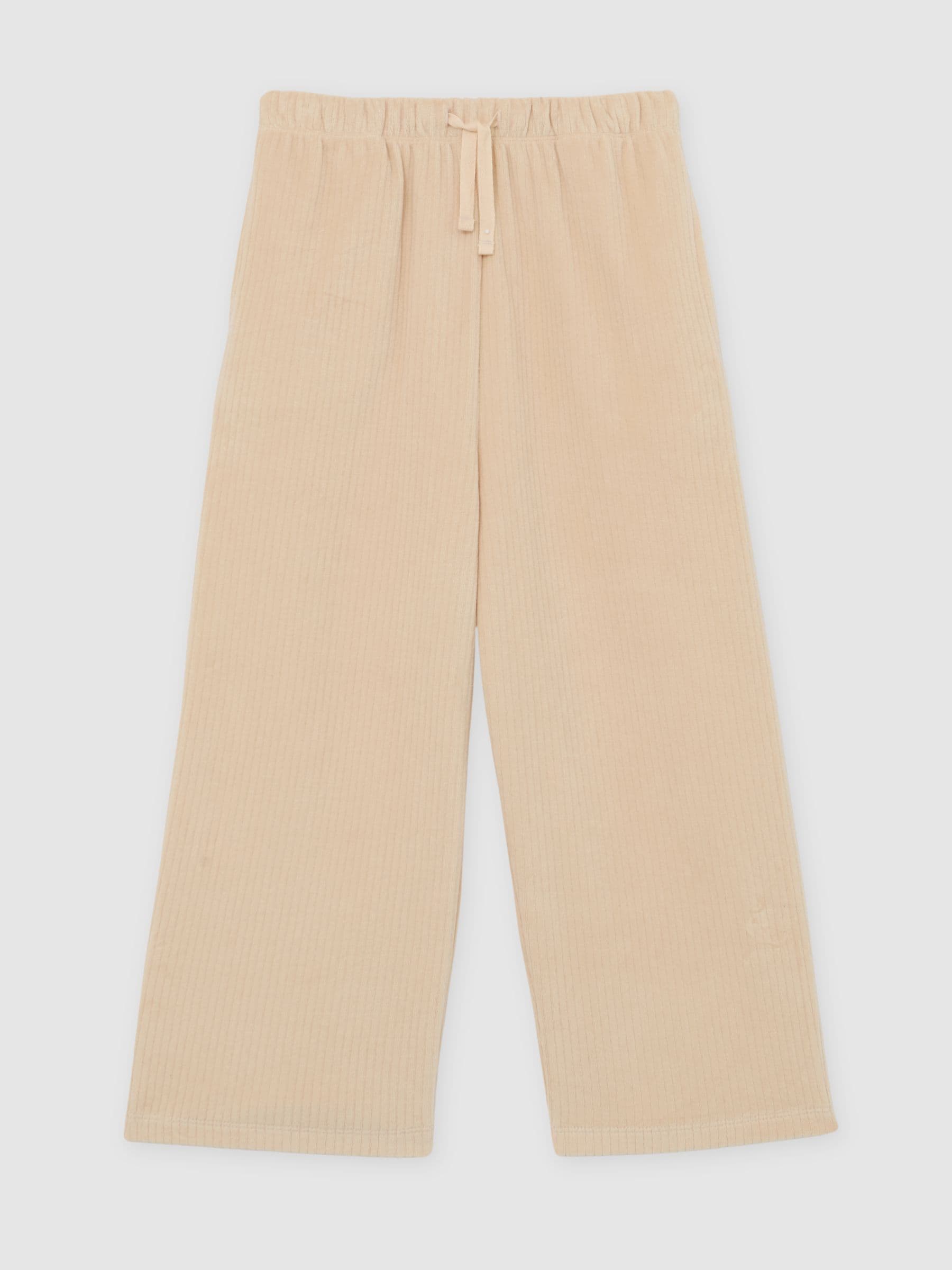Reiss Neutral Charlie 9-13 yrs Corduroy Drawstring Trousers image 2