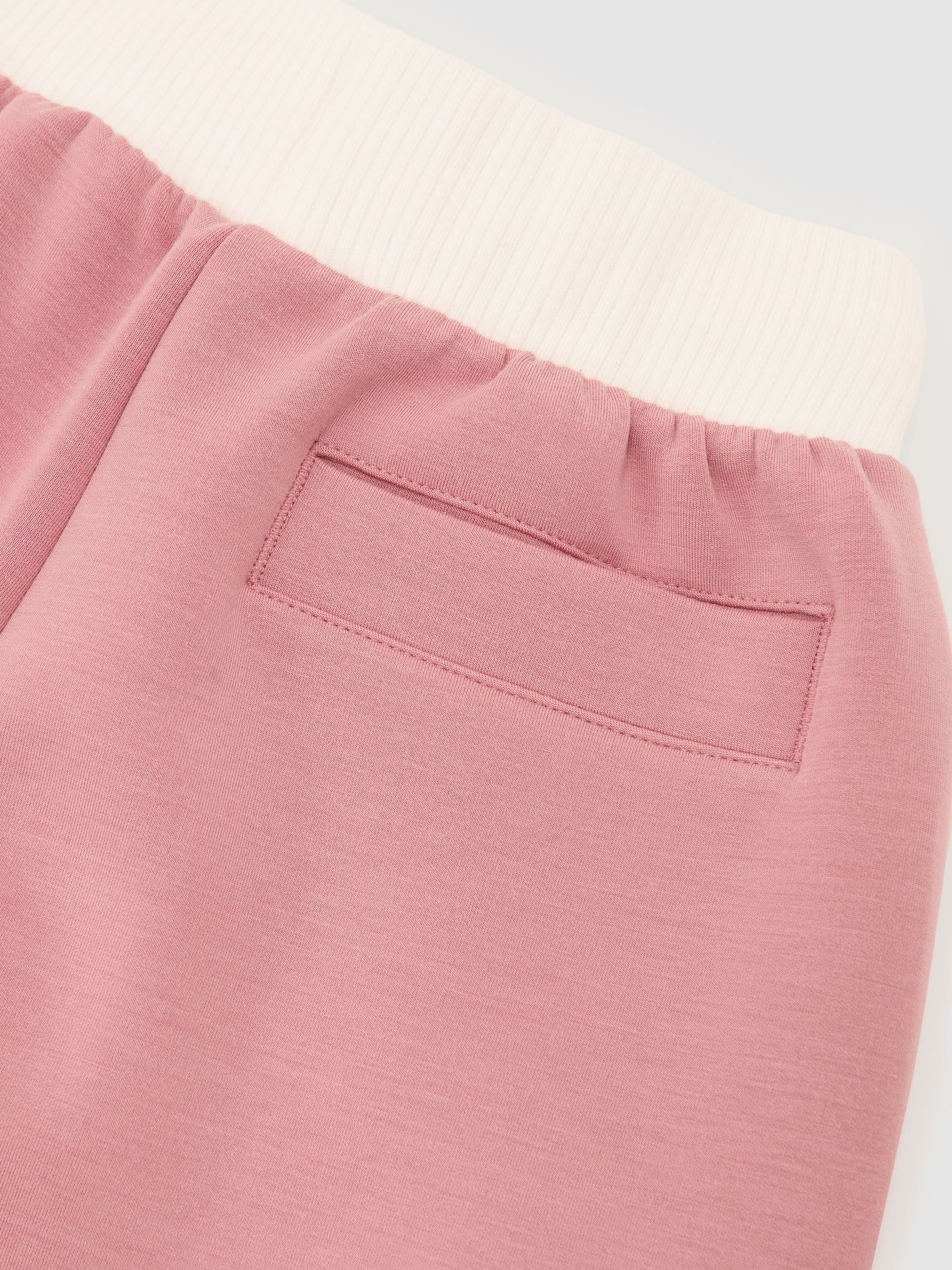Reiss Rose Laney 9-13 yrs Wide-Leg Interlock Drawstring Joggers image 4