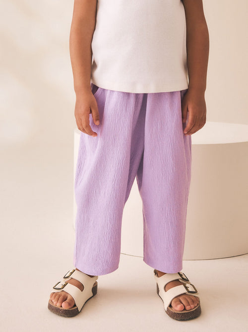 Purple Barrel Leg Trousers (3mths-7yrs) image 1