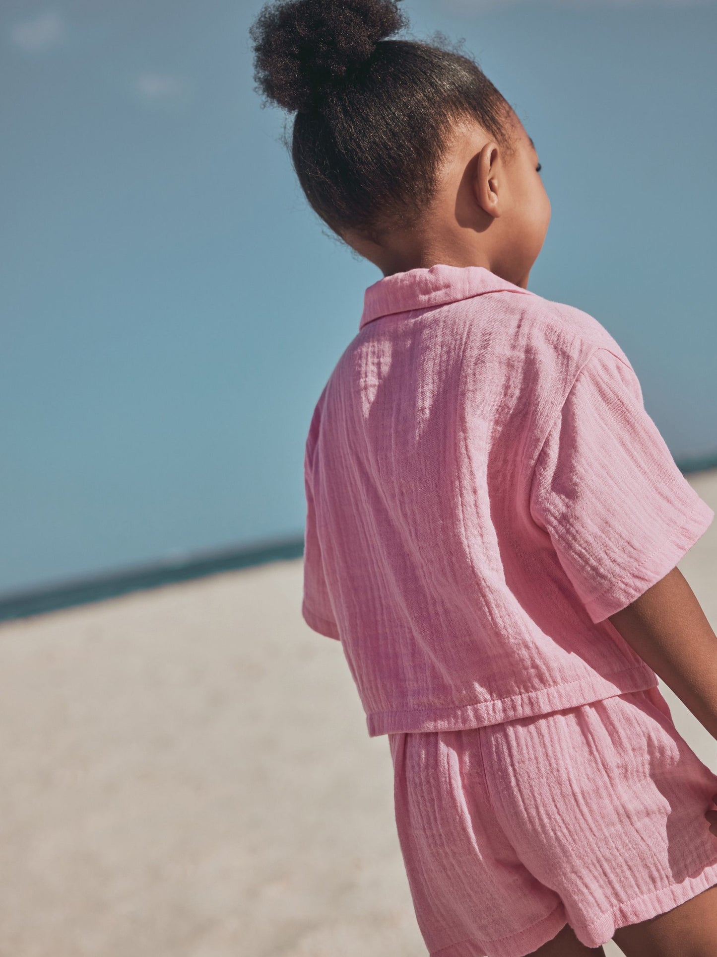 Pink Shirt And Short Co-Ord Set (3mths-10yrs) image 3