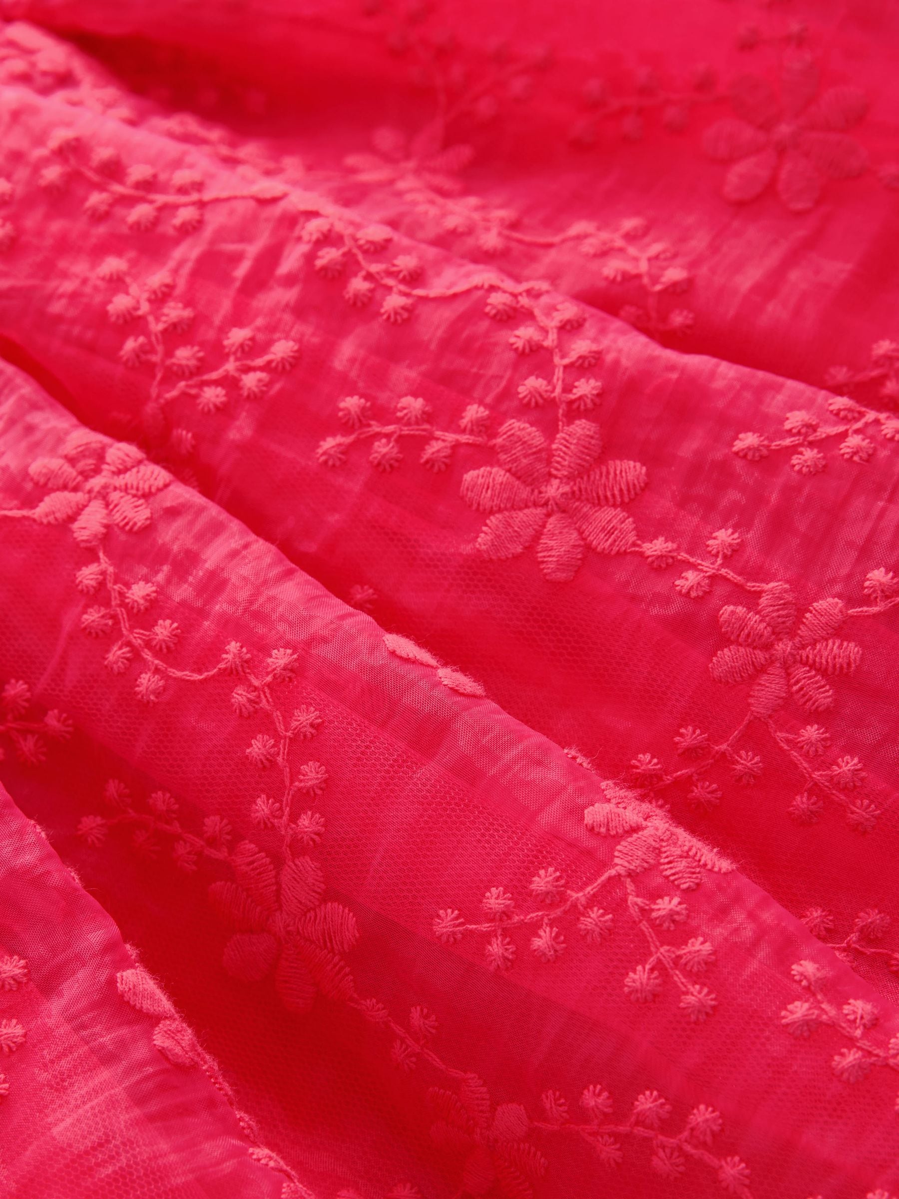 Red Embroidered Prom Dress (3mths-8yrs) image 6