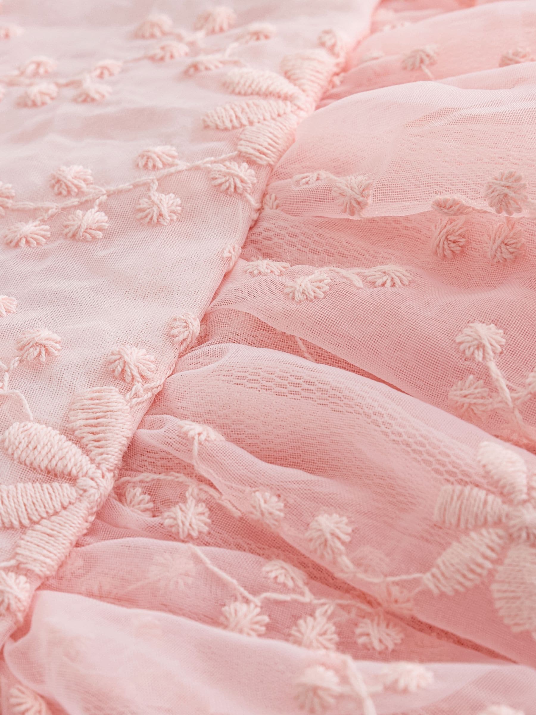 Pastel Pink Embroidered Prom Dress (3mths-8yrs) image 7