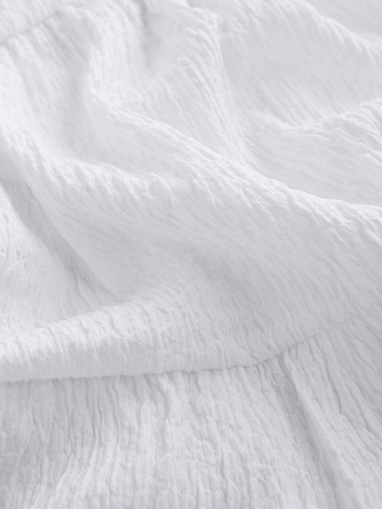 White Strappy Crinkle Summer Dress (3-16yrs) image 6