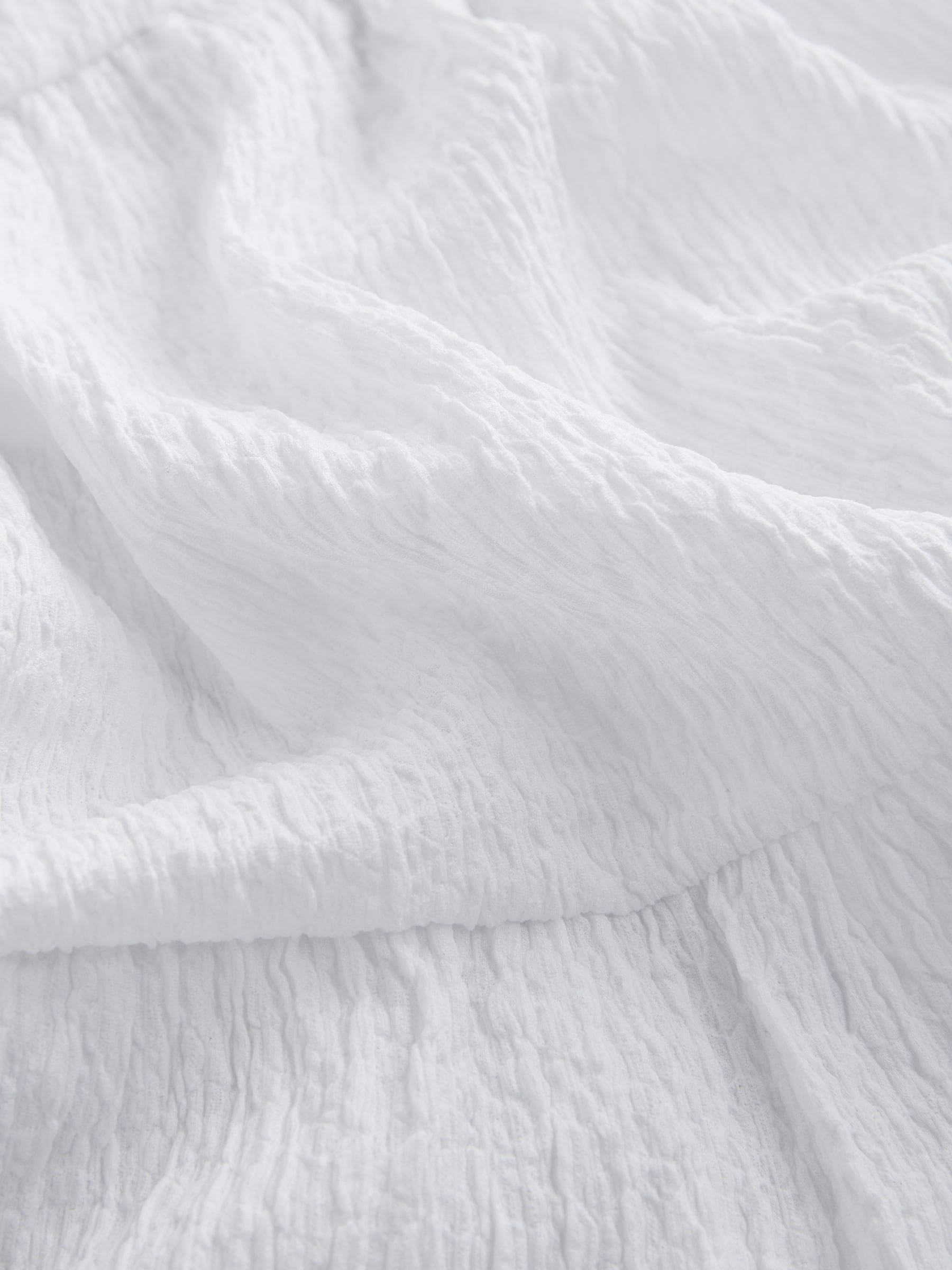 White Strappy Crinkle Summer Dress (3-16yrs) image 6