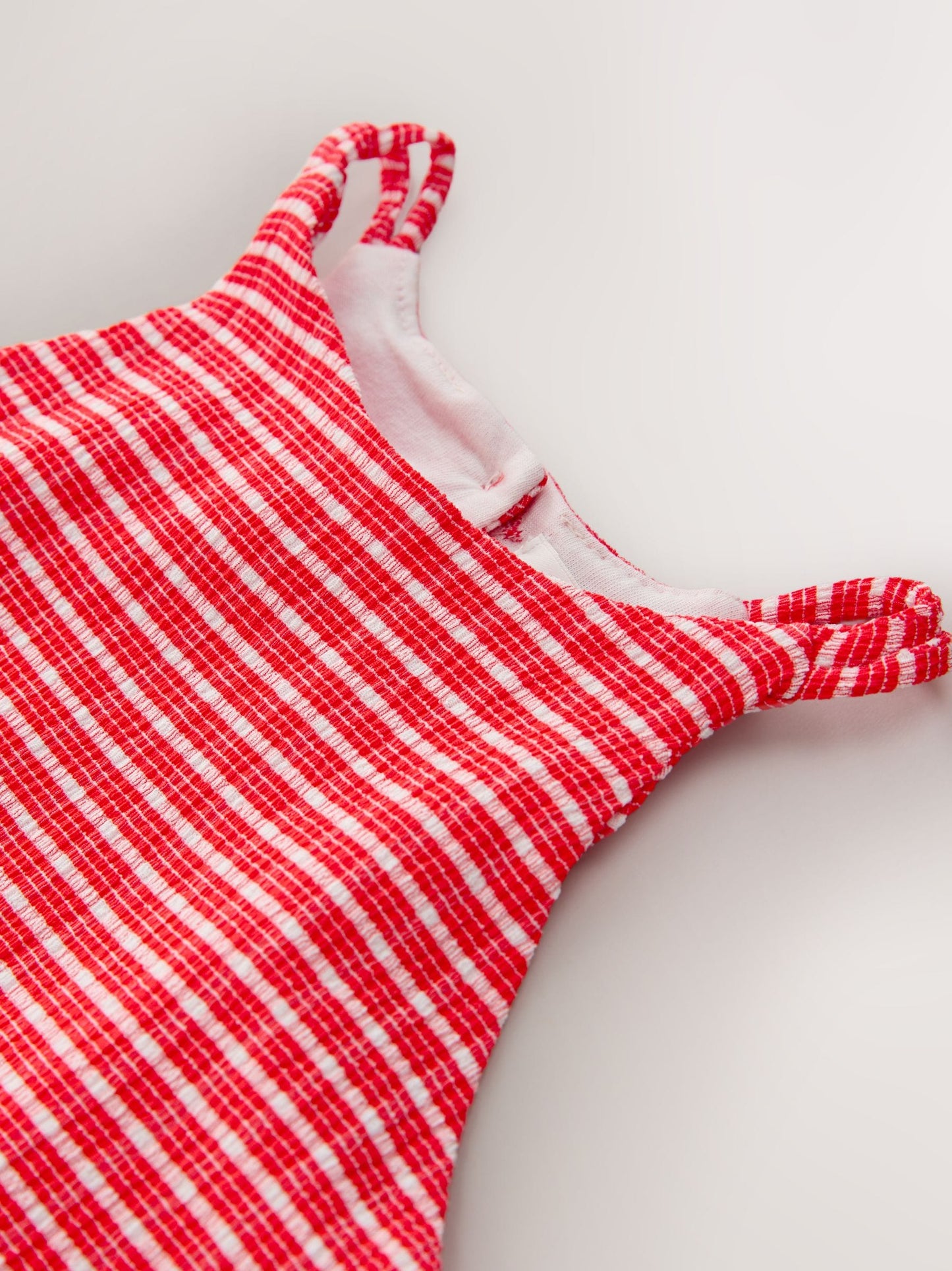 Red Stripe Strappy Crinkle Summer Dress (3-16yrs) image 7