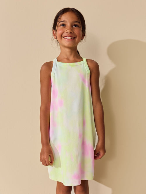 Dsiney Kidz - Multi Tie-Dye Rib Racer Dress (3-16yrs) image 1