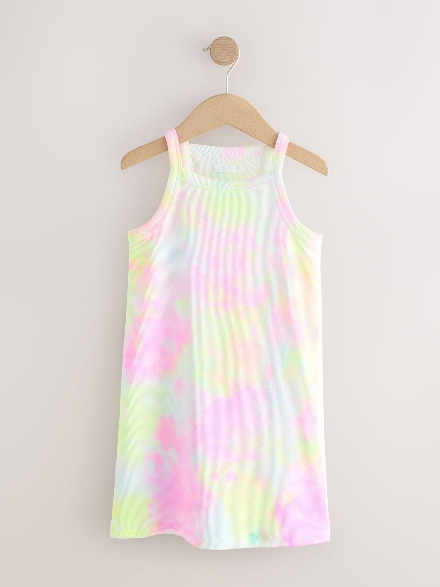 Multi Tie-Dye Rib Racer Dress (3-16yrs) image 5