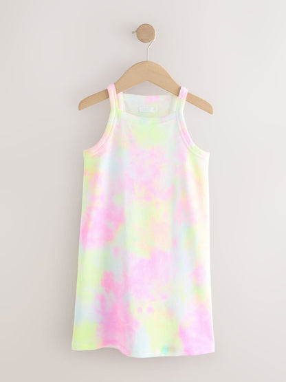 Multi Tie-Dye Rib Racer Dress (3-16yrs) image 5