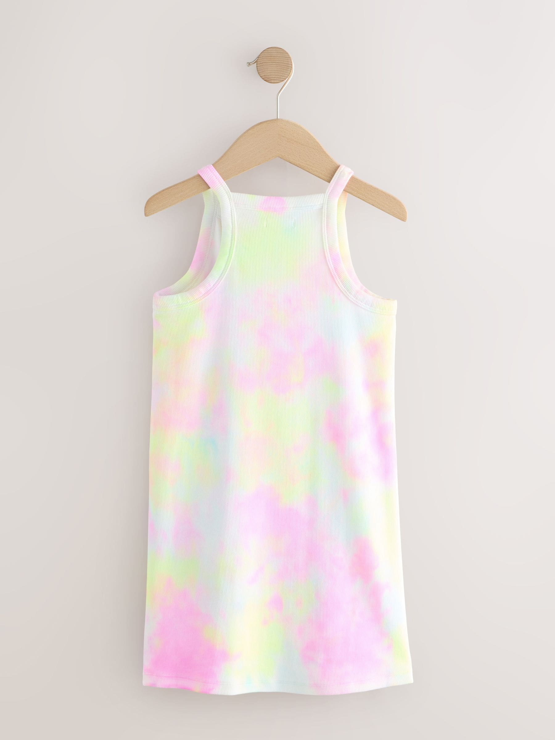 Multi Tie-Dye Rib Racer Dress (3-16yrs) image 6