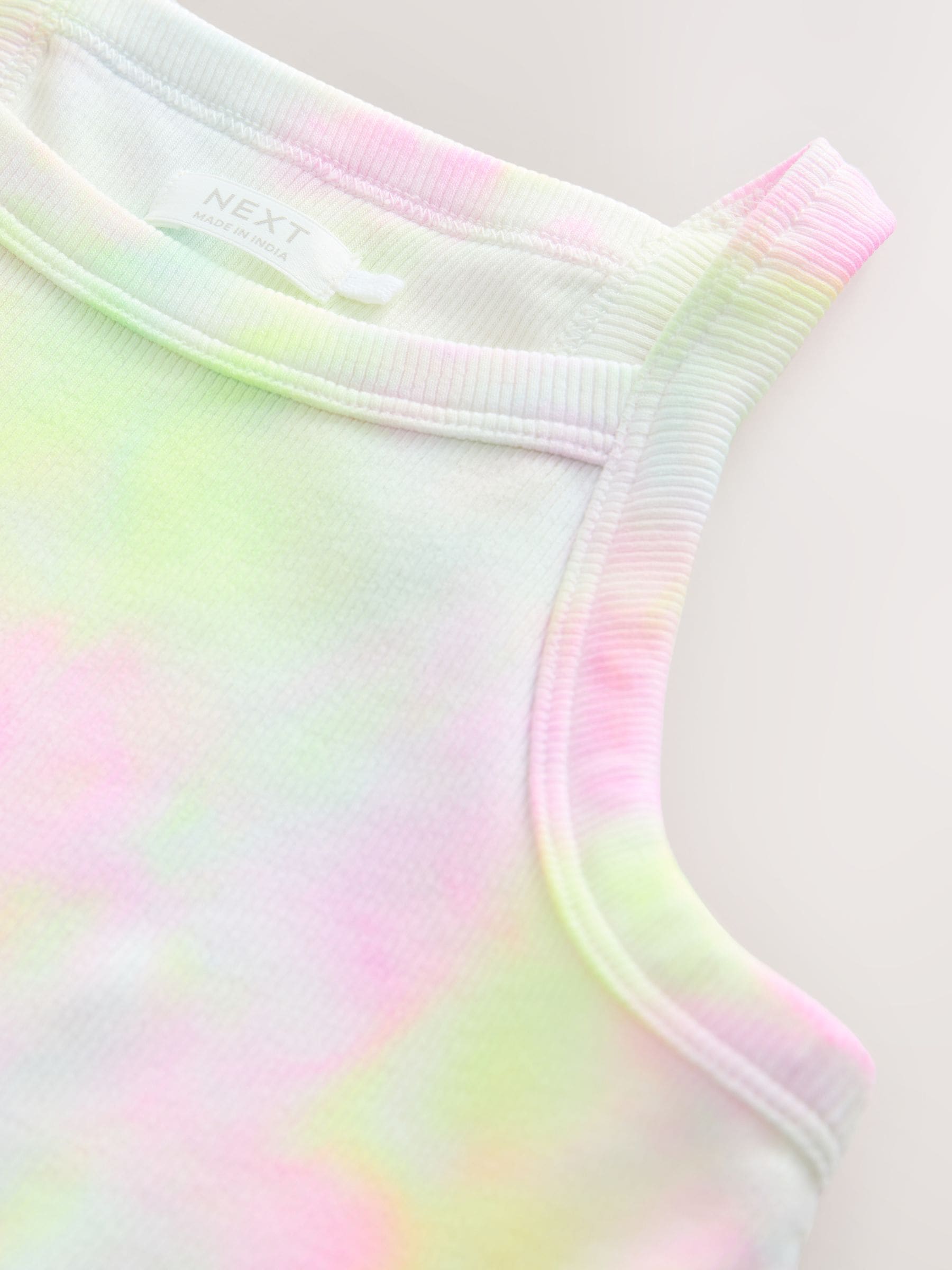 Multi Tie-Dye Rib Racer Dress (3-16yrs) image 7