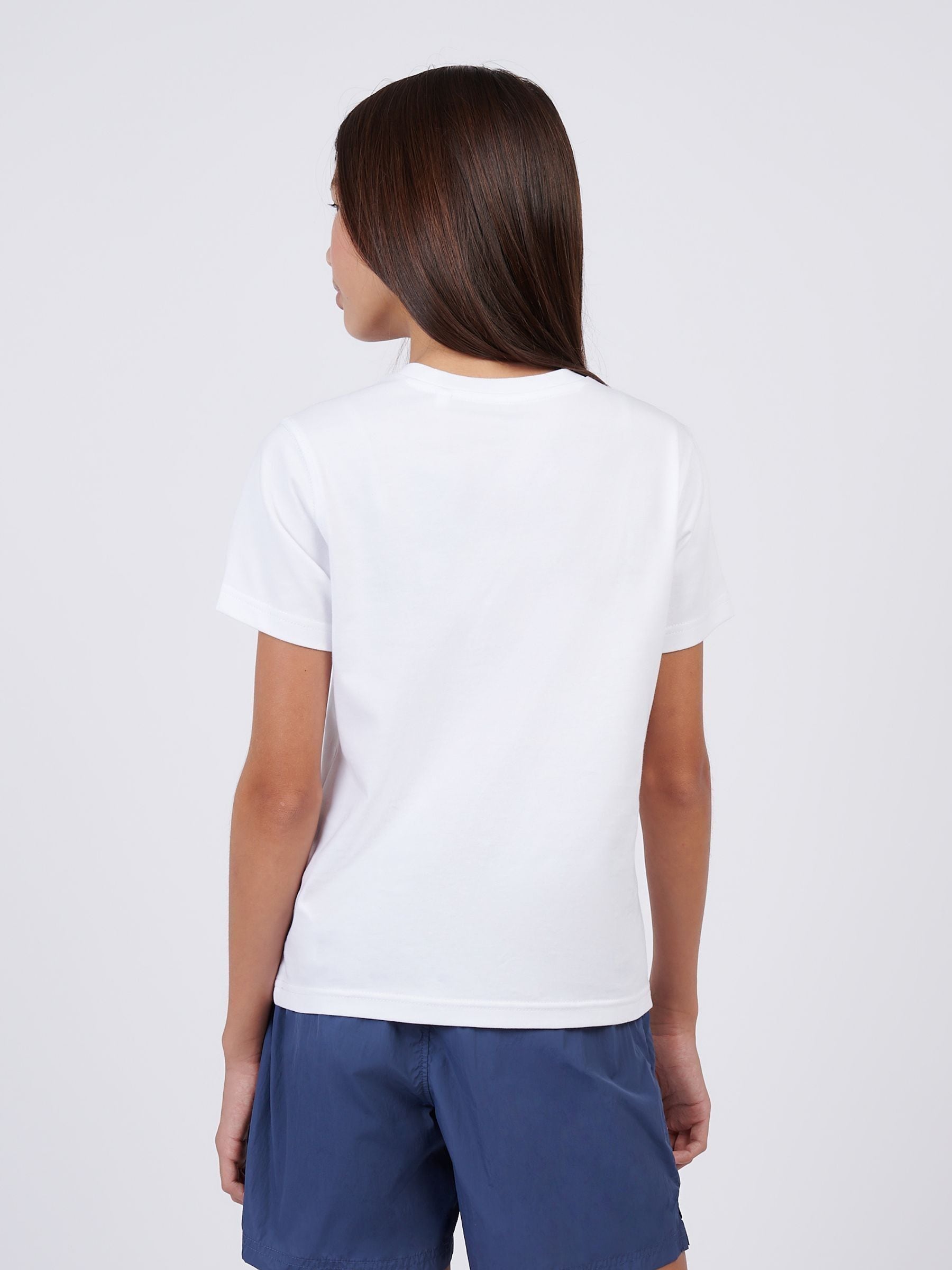 Dsiney Kidz - New Balance White Stacked Logo T-Shirt image 3