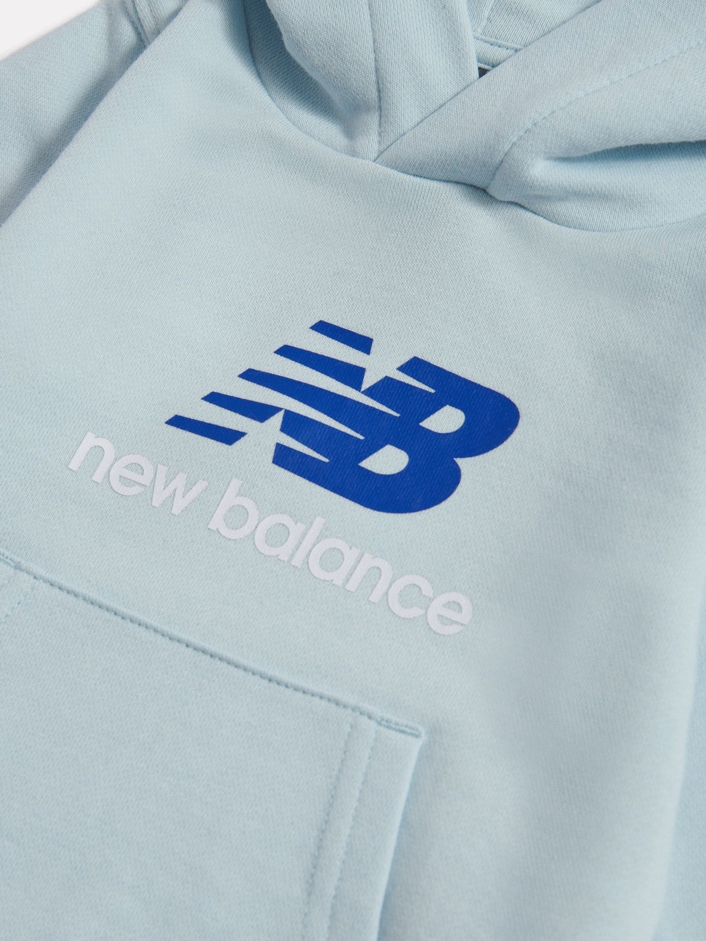Dsiney Kidz - New Balance Blue Stacked Logo French Terry Hoodie image 3