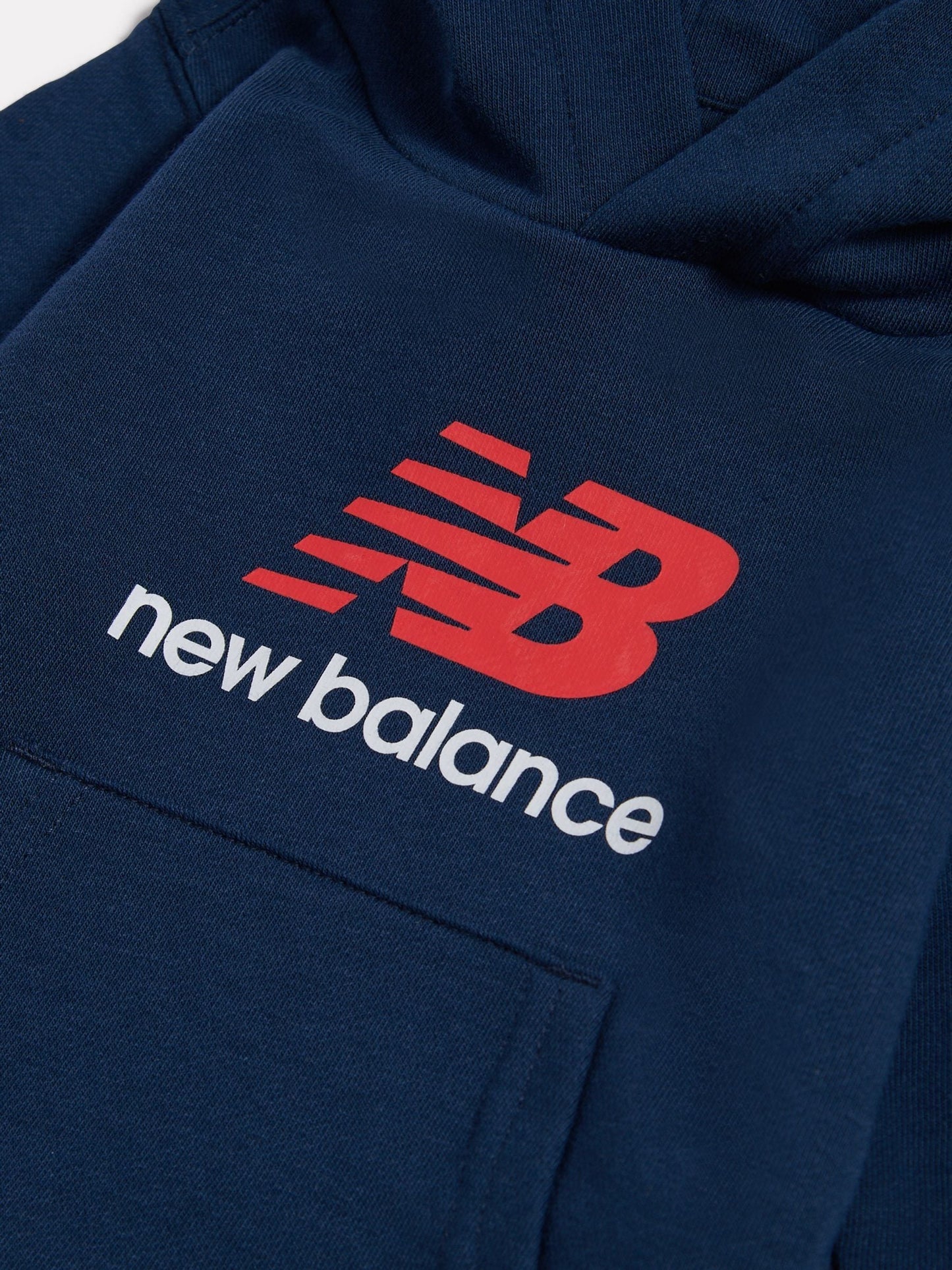 Dsiney Kidz - New Balance Navy Stacked Logo French Terry Hoodie image 3