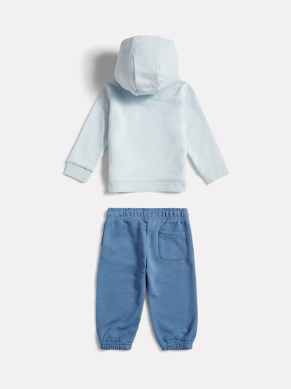 New Balance Blue FT Hoodie & Joggers Set image 2