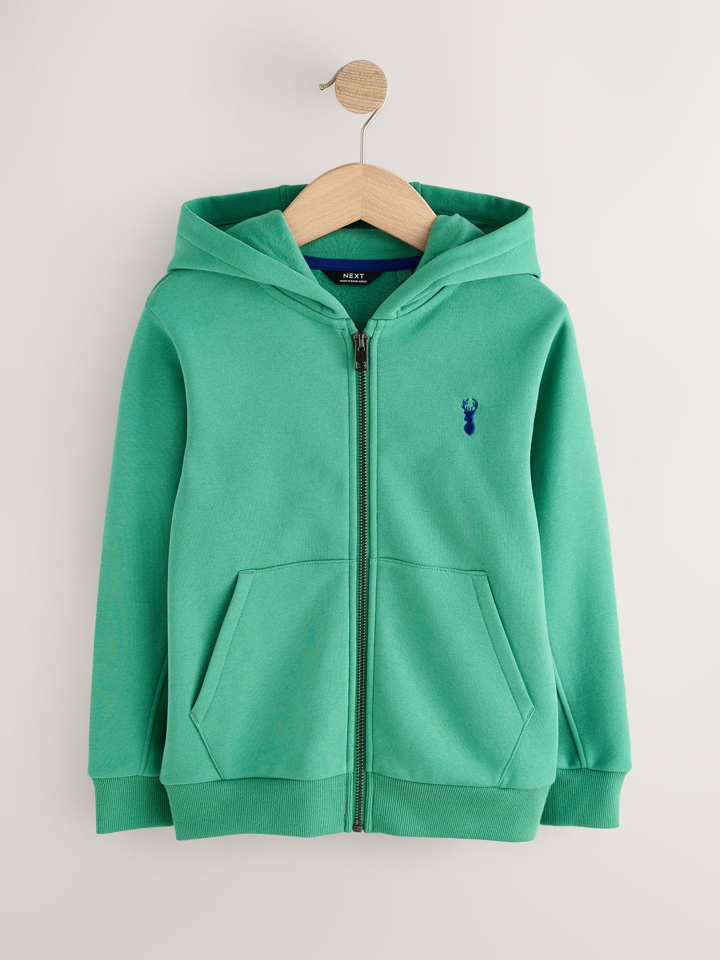 Dsiney Kidz - Green Stag Zip Through Sweat Hoodie (3-16yrs) image 1