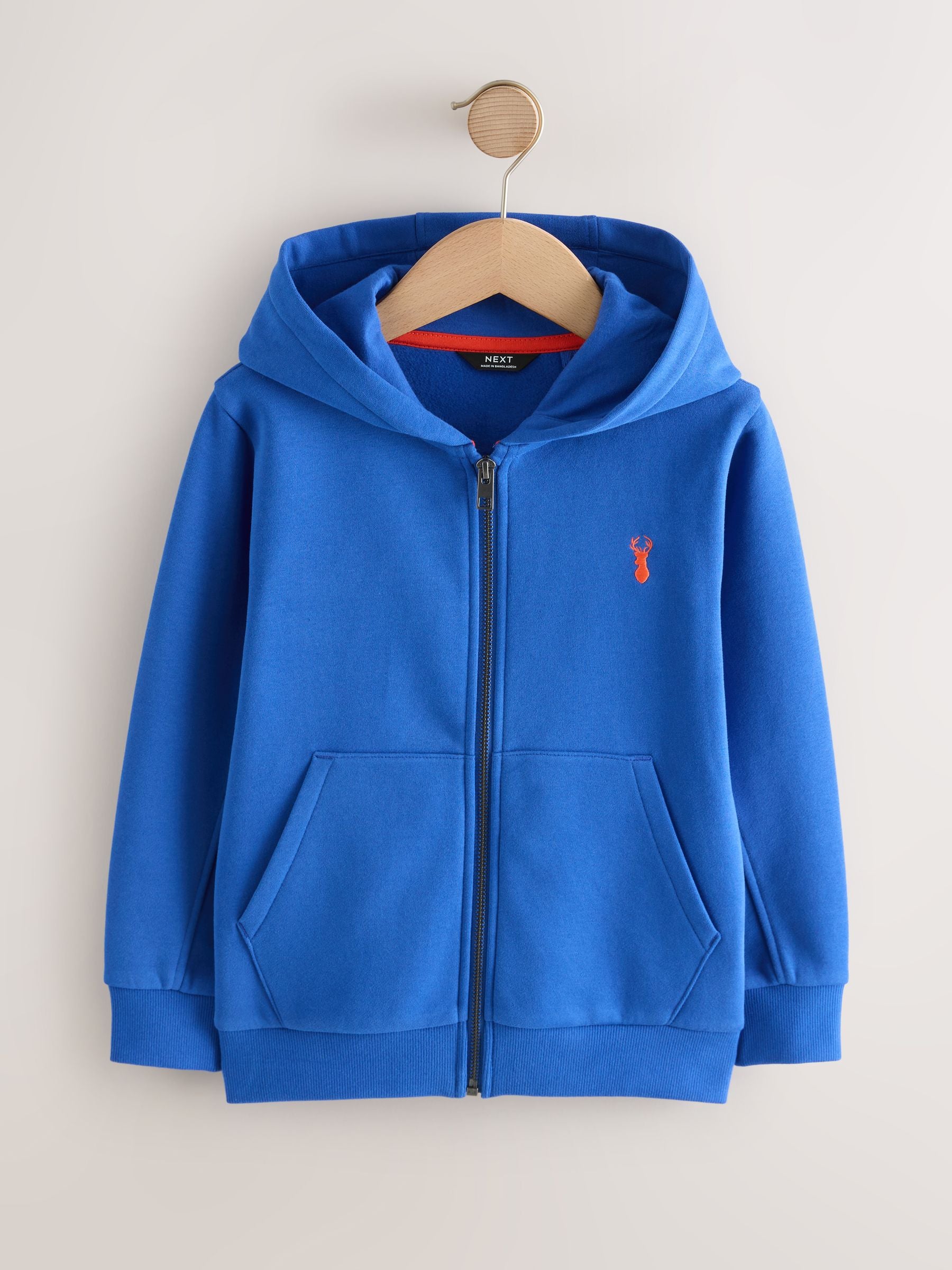 Dsiney Kidz - Cobalt Blue Stag Zip Through Sweat Hoodie (3-16yrs) image 1