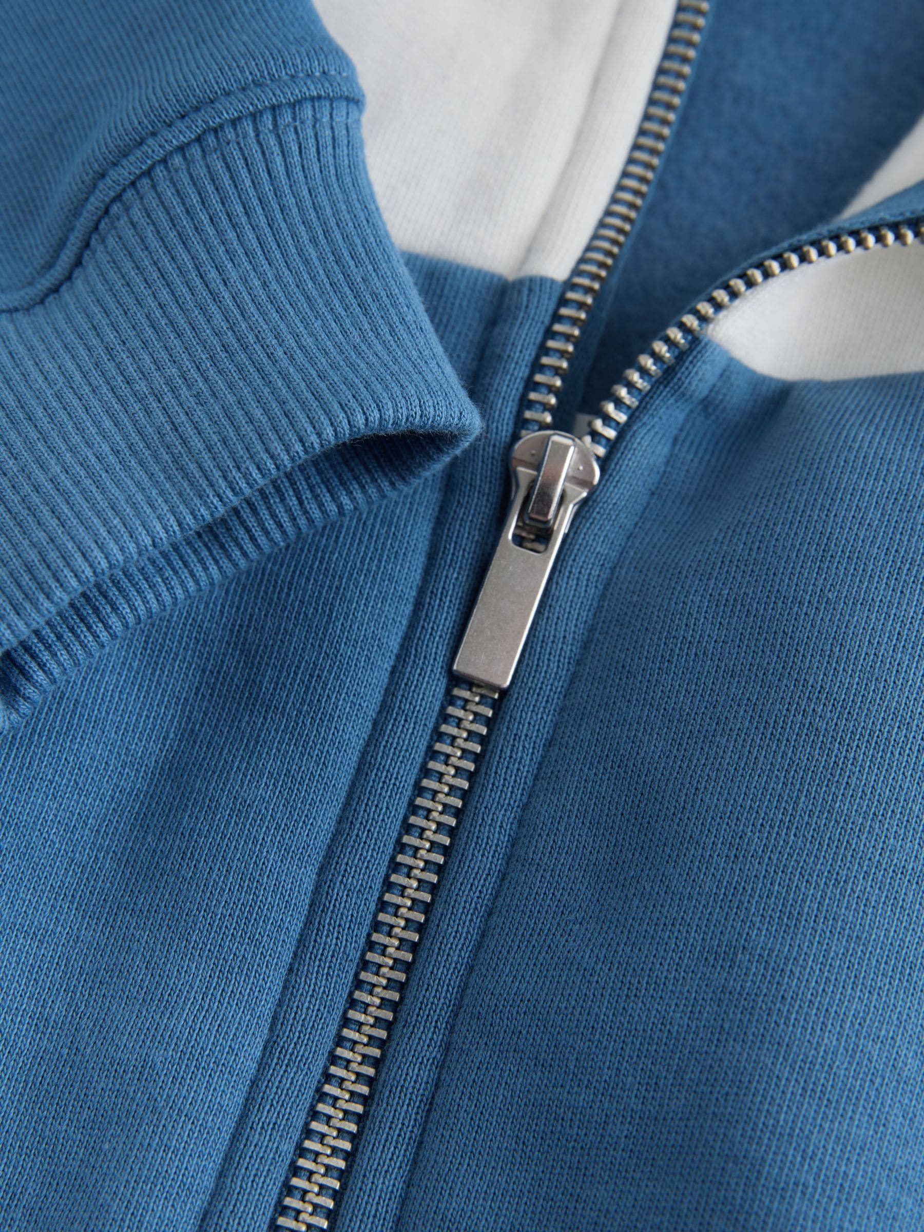 Dsiney Kidz - Blue/White Colourblock Zip Through Hoodie (3-16yrs) image 4
