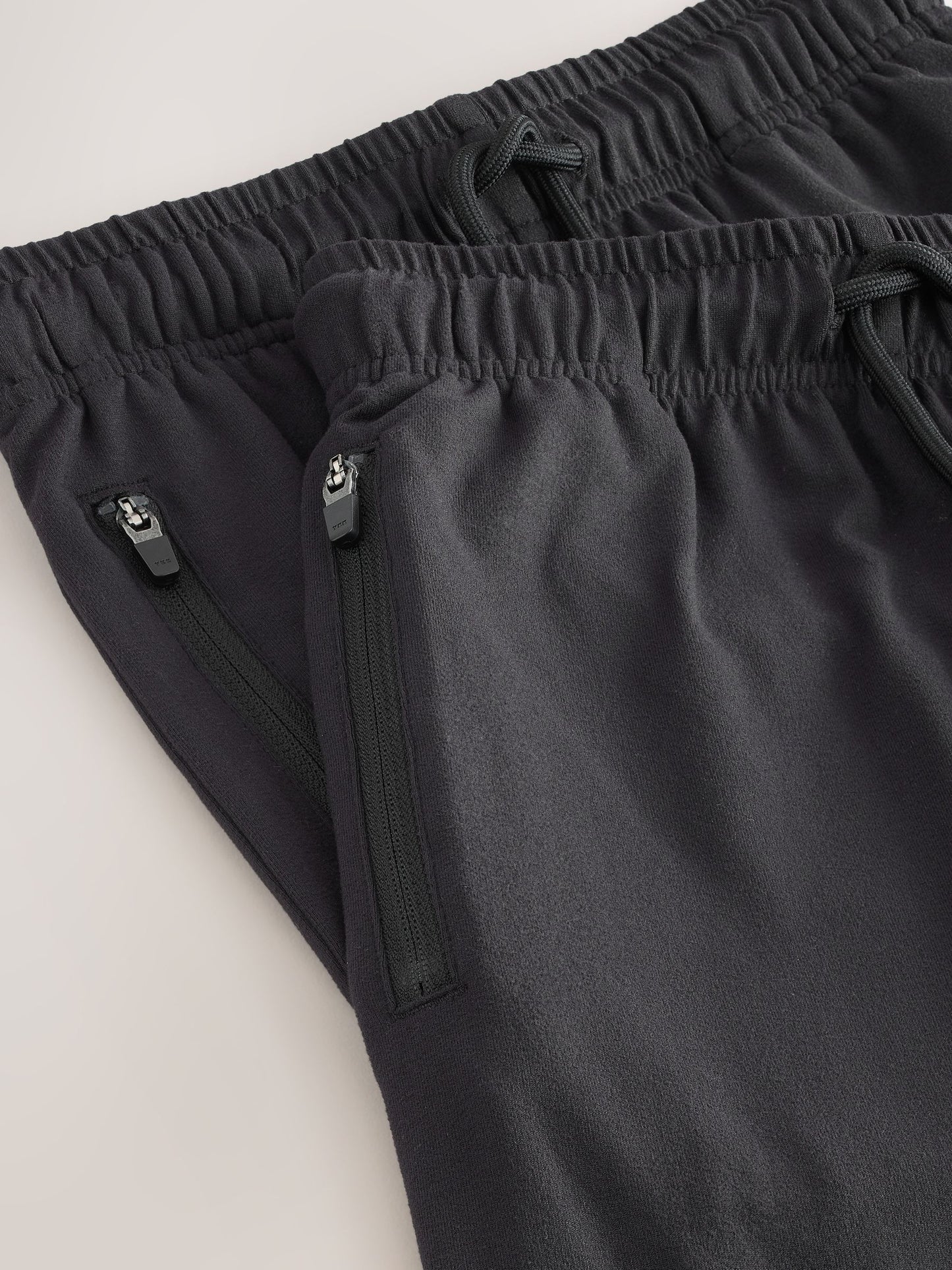 Dsiney Kidz - Black/Black Light Weight Sports Shorts 2 Pack (3-17yrs) image 5