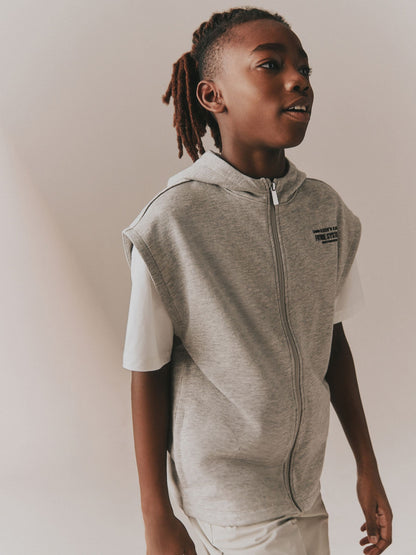 Dsiney Kidz - Grey Hoodie Tank and T-Shirt Set (3-16yrs) image 2