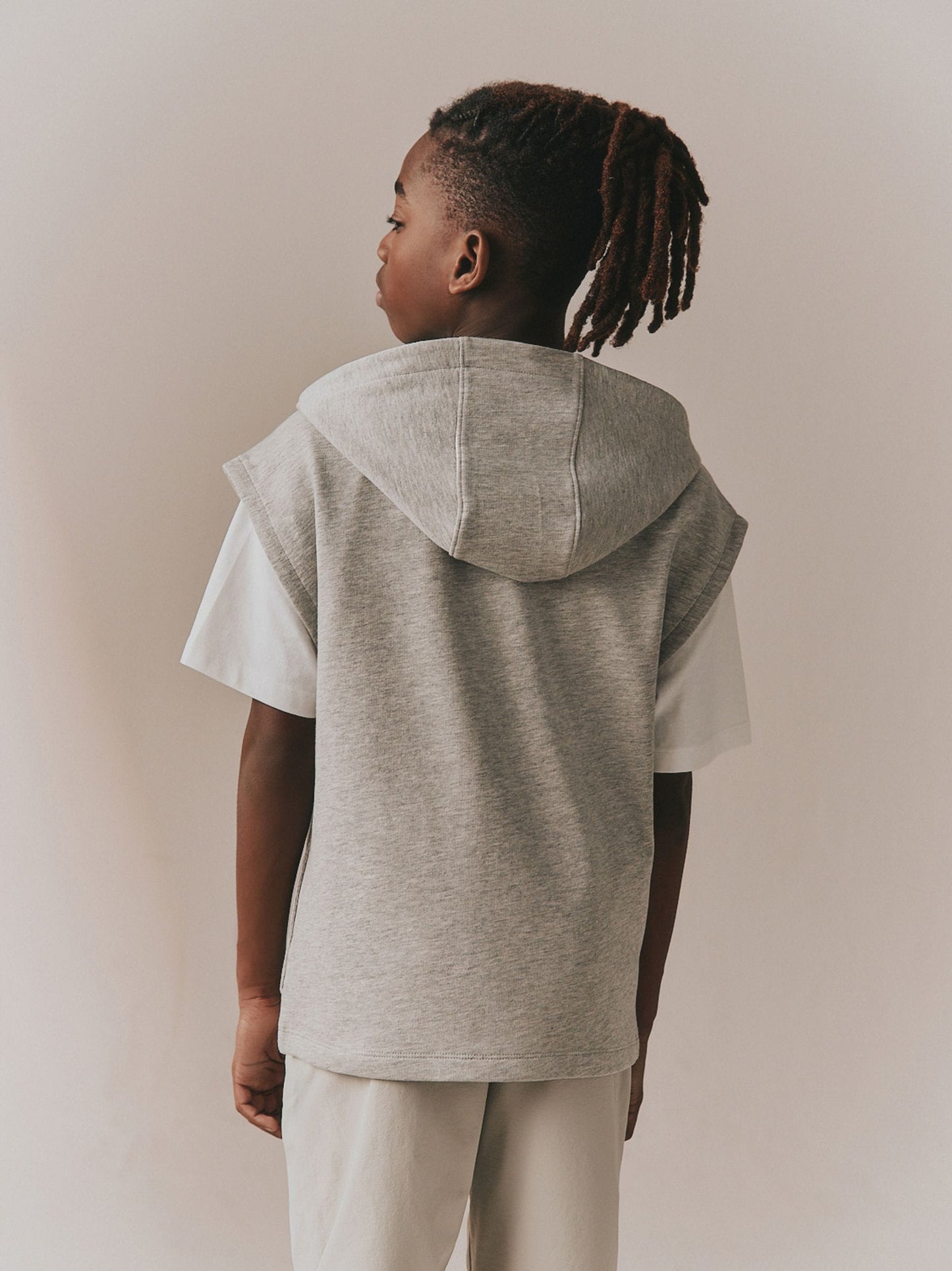 Dsiney Kidz - Grey Hoodie Tank and T-Shirt Set (3-16yrs) image 3