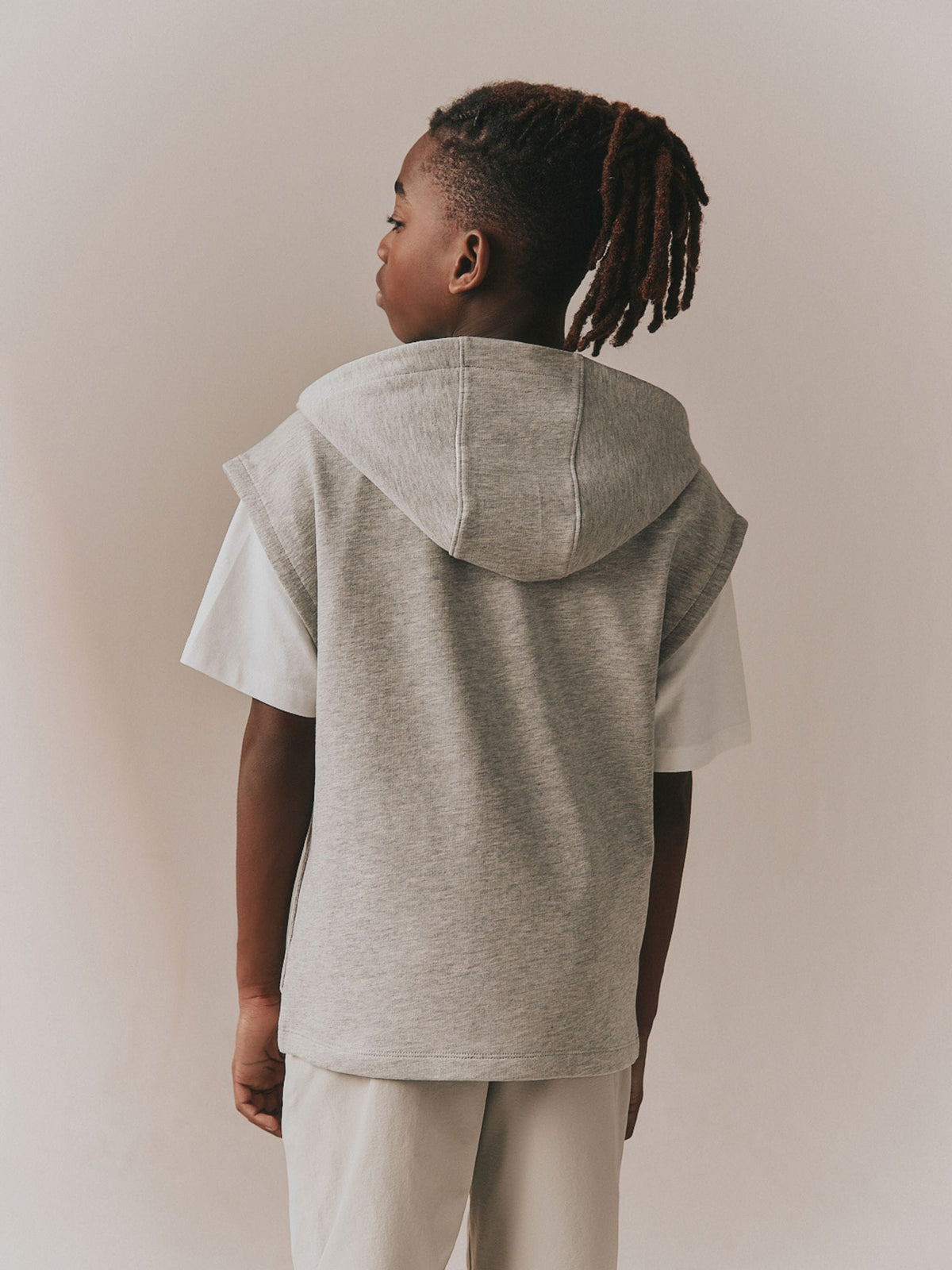 Dsiney Kidz - Grey Hoodie Tank and T-Shirt Set (3-16yrs) image 3