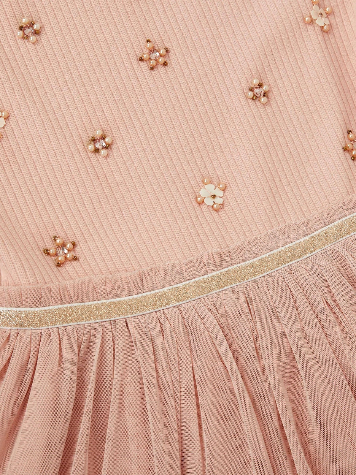 Monsoon Pink Unicorn Embellished Disco Dress - image 3