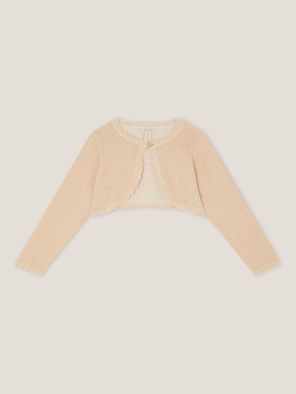 Monsoon Gold Maeve Bow Button Cardigan image 1