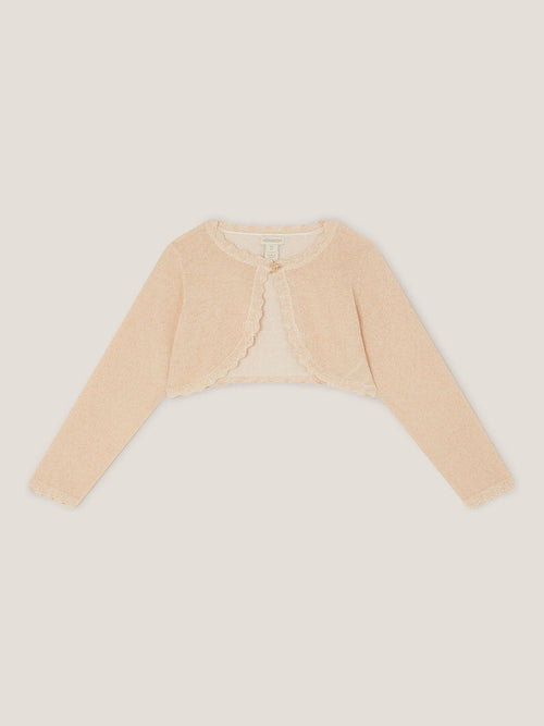 Dsiney Kidz - Monsoon Gold Maeve Bow Button Cardigan image 1