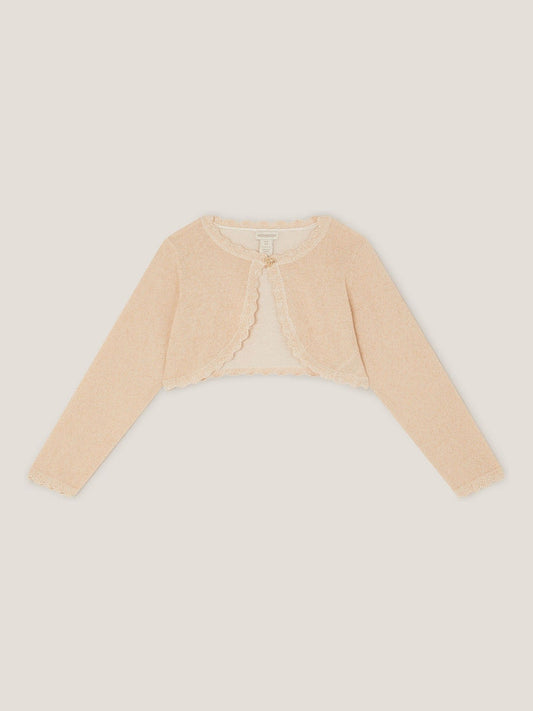 Monsoon Gold Maeve Bow Button Cardigan image 1