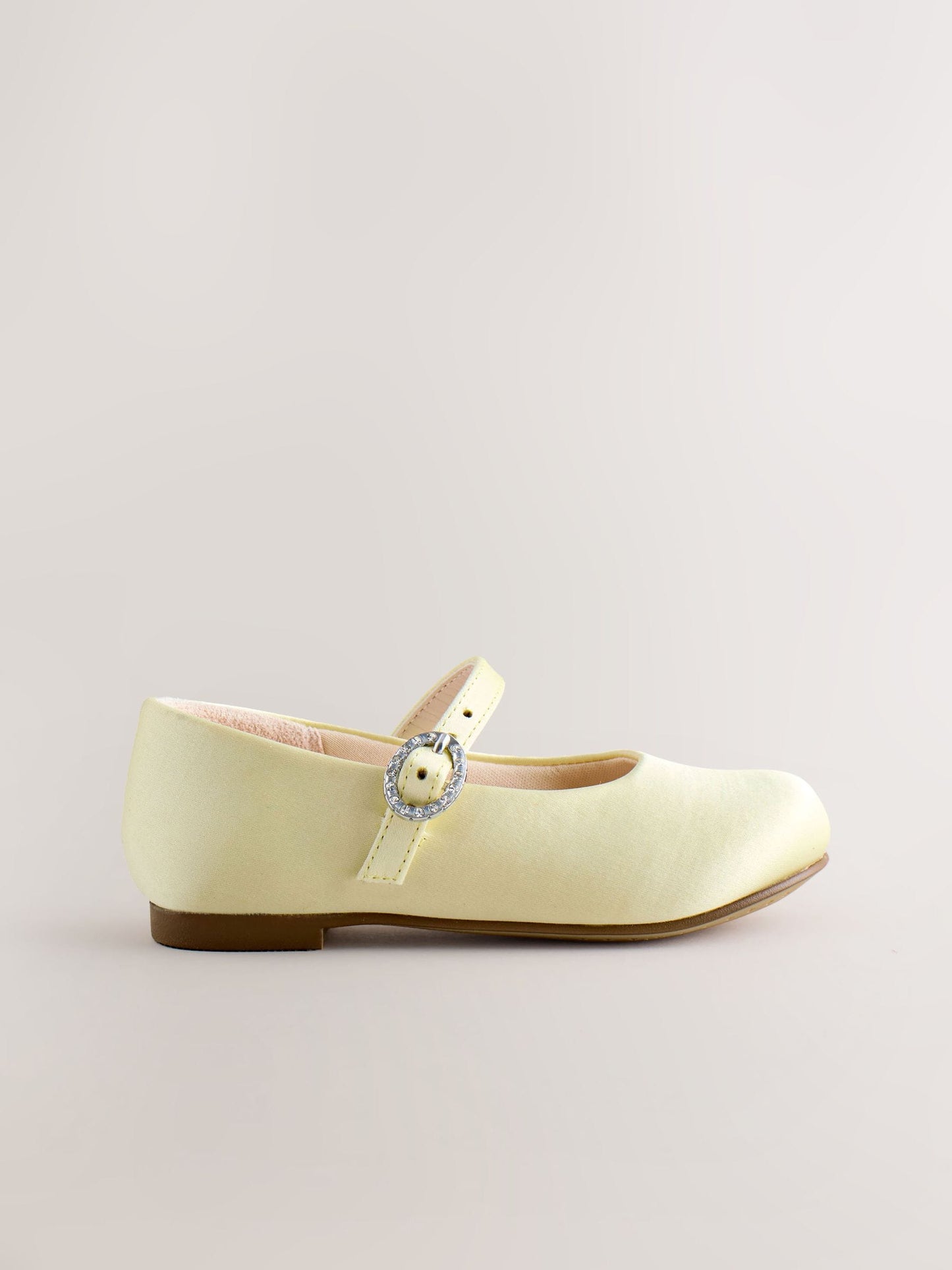 Yellow Standard Fit (F) Flower Girl Occasion Mary Jane Shoes image 2