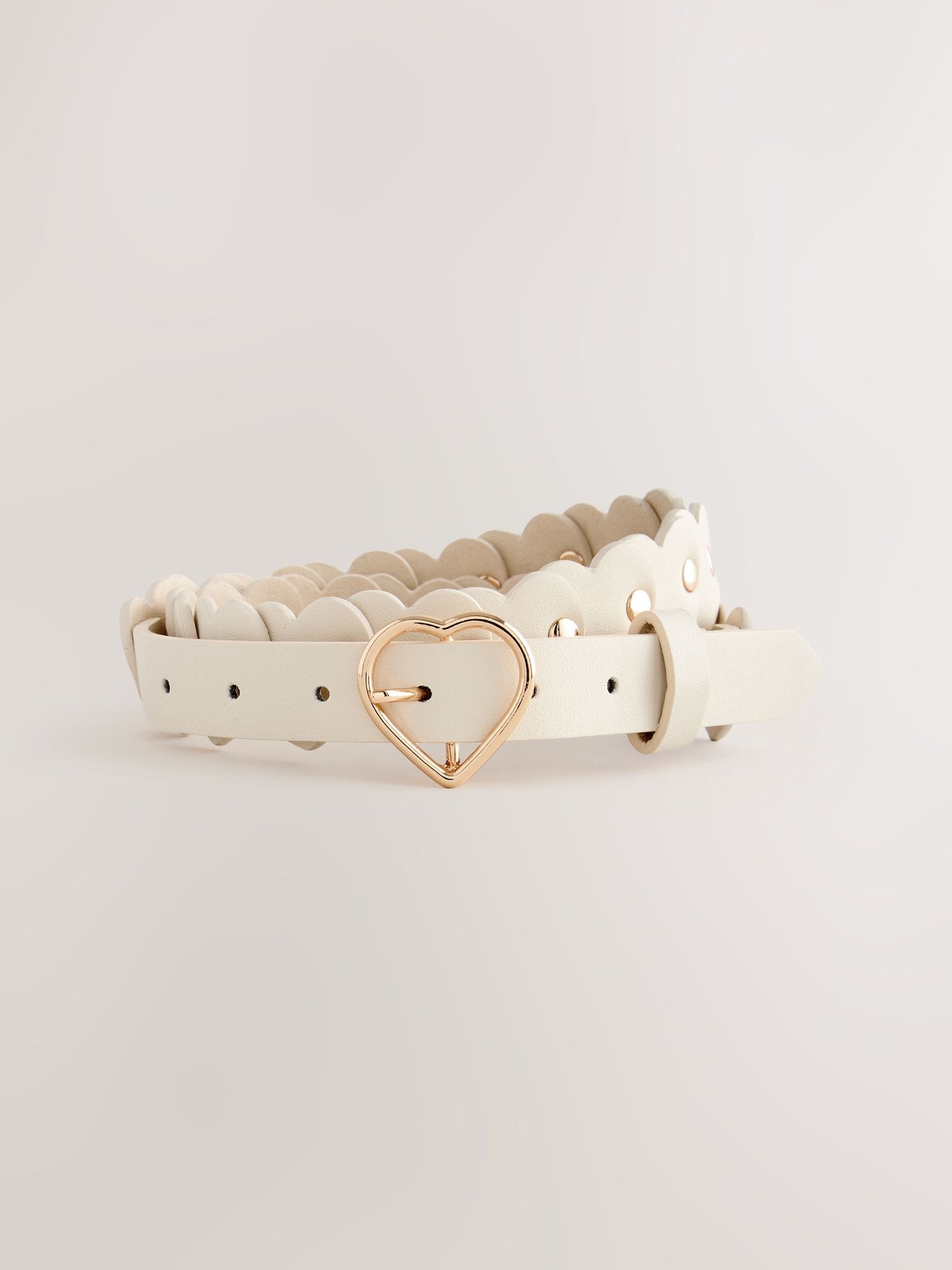 Dsiney Kidz - Ecru Western Heart Belt image 1
