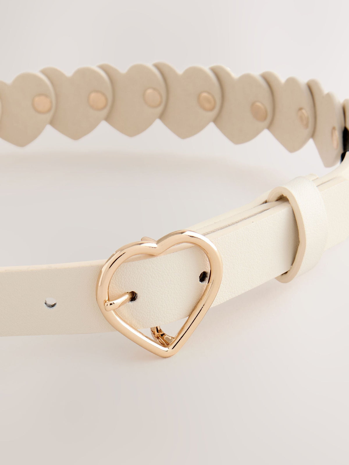 Dsiney Kidz - Ecru Western Heart Belt image 2