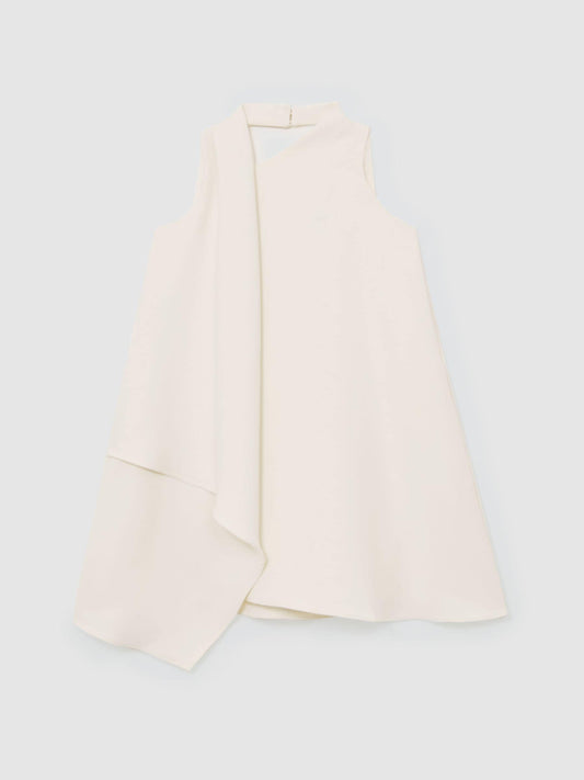 Reiss Ivory Zoe 9-13 yrs Draped Sleeveless Shift Dress image 2