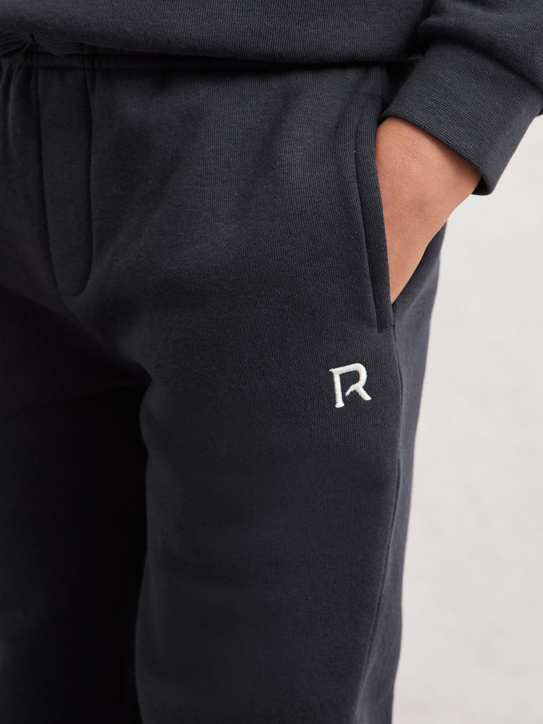 Reiss Navy Sulley 9-13 yrs Half-Zip Logo Tracksuit Set image 4