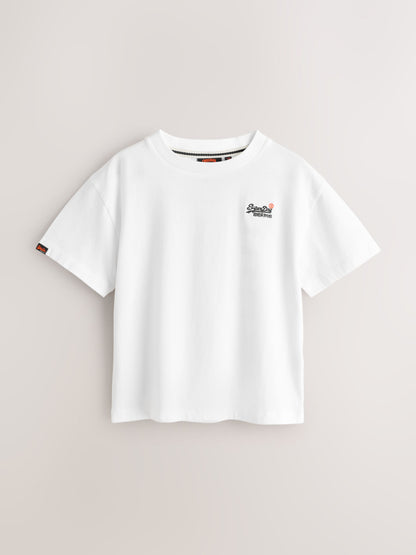 Superdry Black/White T-Shirts 3 Pack image 2