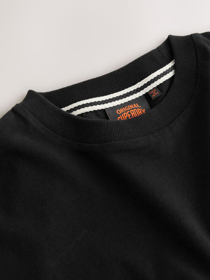 Superdry Black/White T-Shirts 3 Pack image 8