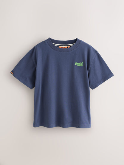 Dsiney Kidz - Superdry Blue T-Shirts 3 Pack image 5