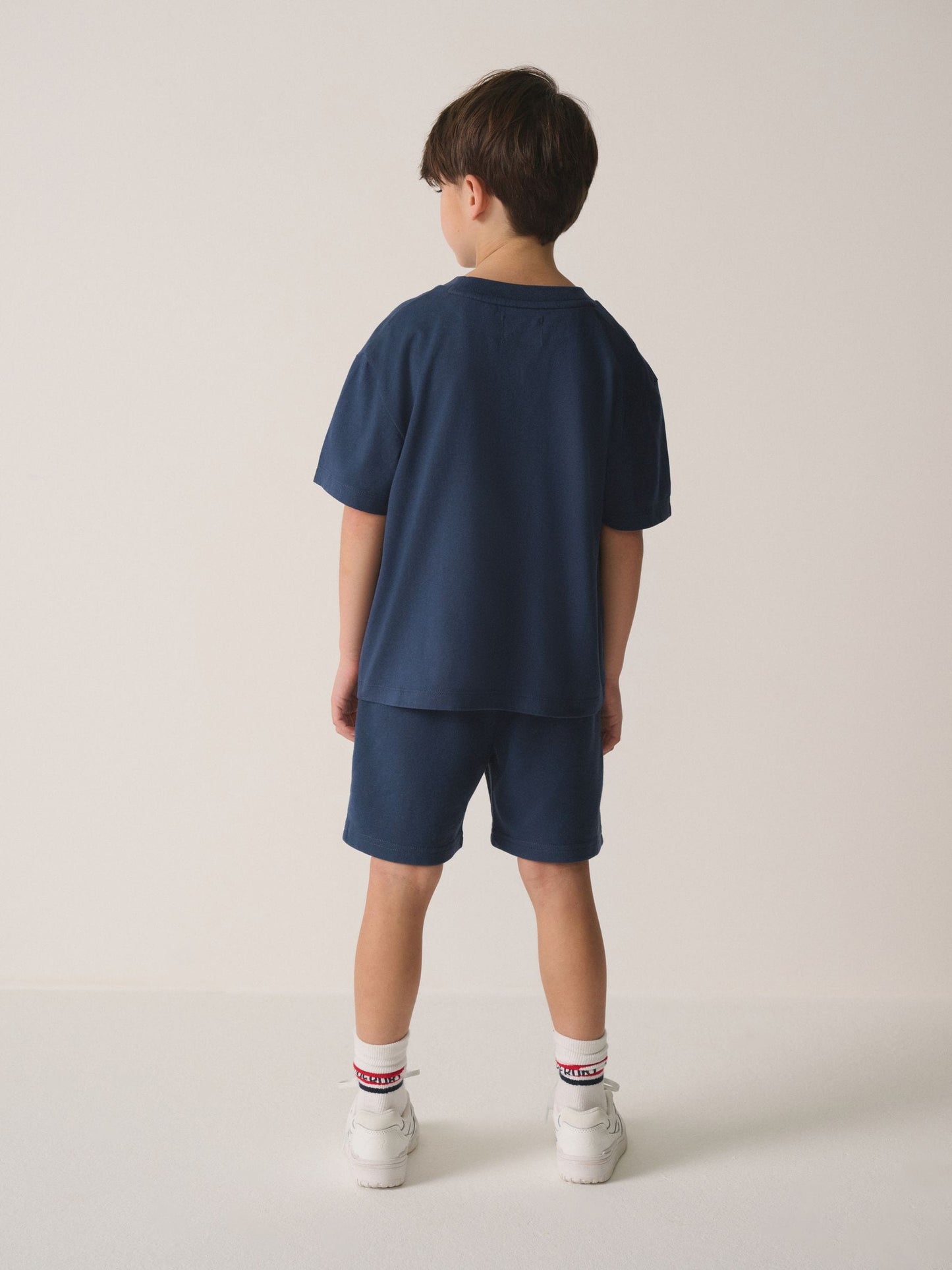 Superdry Navy T-Shirt and Shorts Set image 2