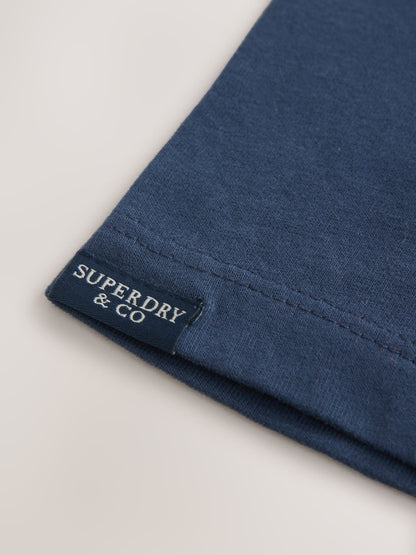 Superdry Navy T-Shirt and Shorts Set image 9