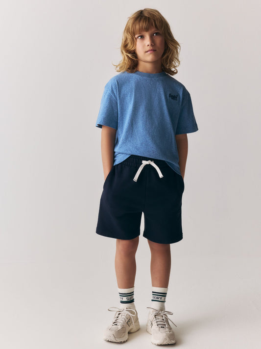 Superdry Blue T-Shirt and Shorts Set image 1