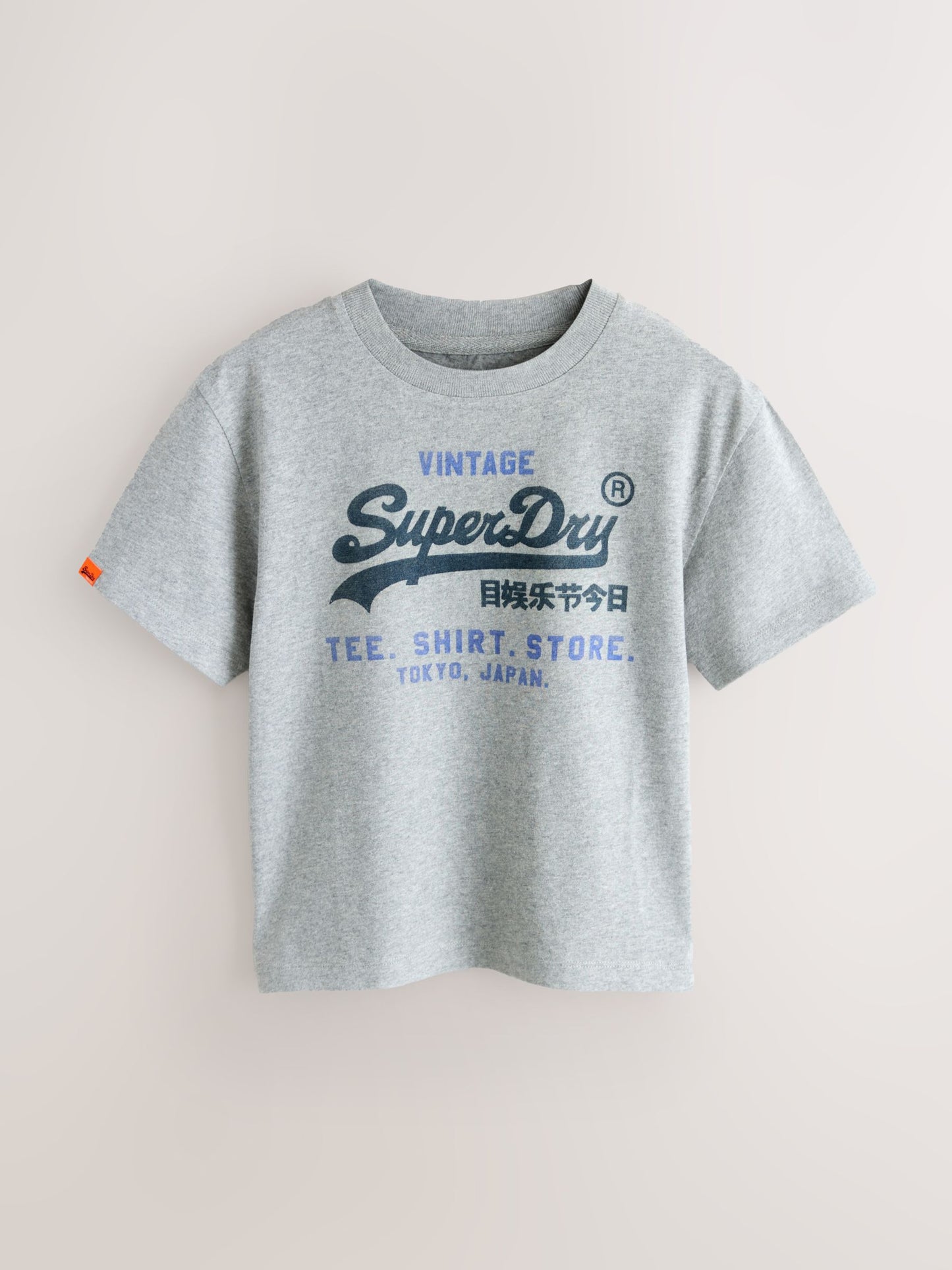 Superdry White/Navy T-Shirts 3 Pack image 5