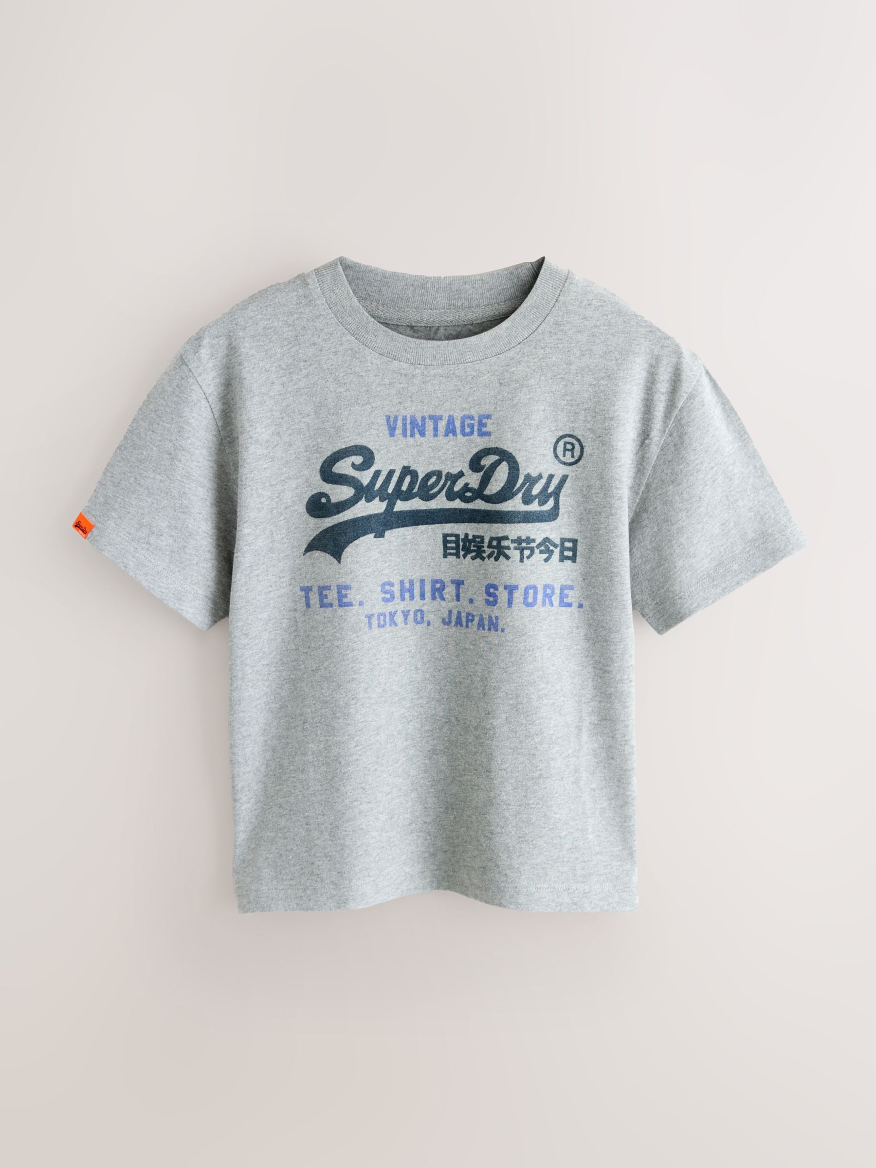 Superdry White/Navy T-Shirts 3 Pack image 5