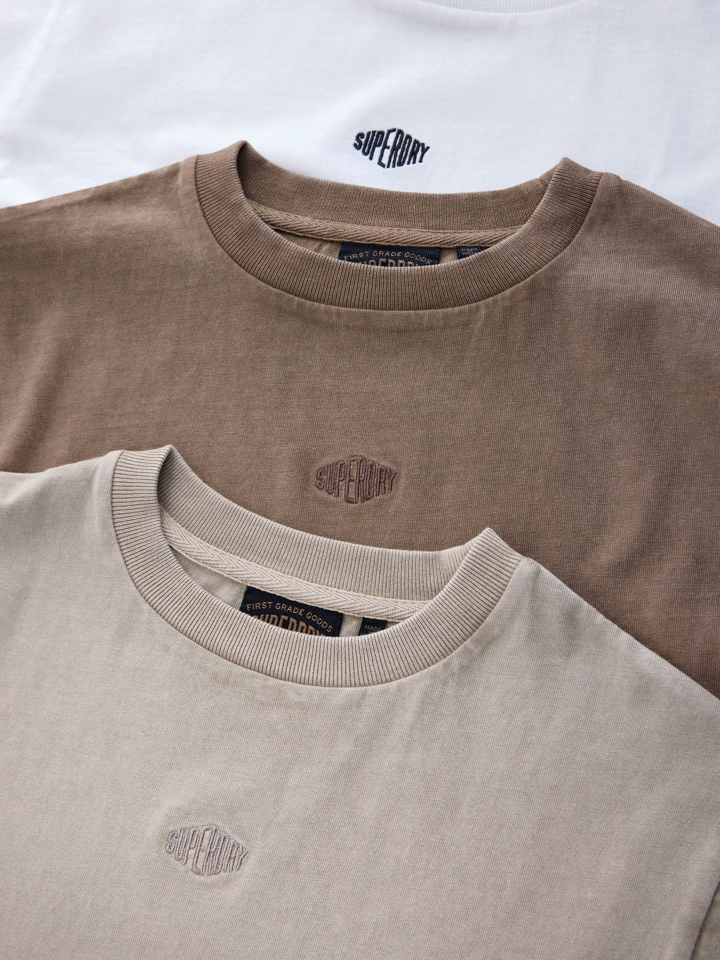 Superdry Brown T-Shirts 3 Pack image 6