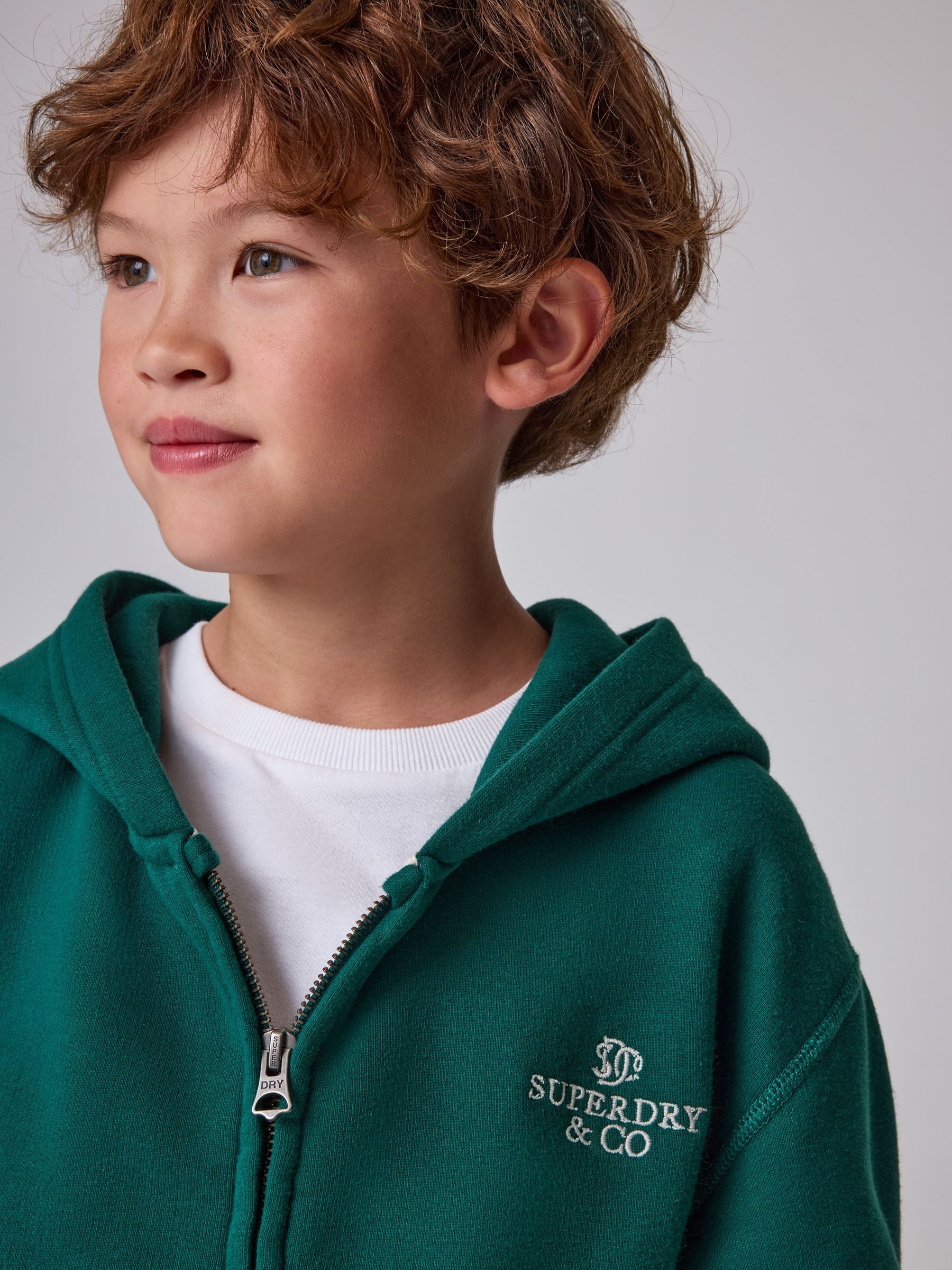 Dsiney Kidz - Superdry Green Hoodie & Joggers Set image 2