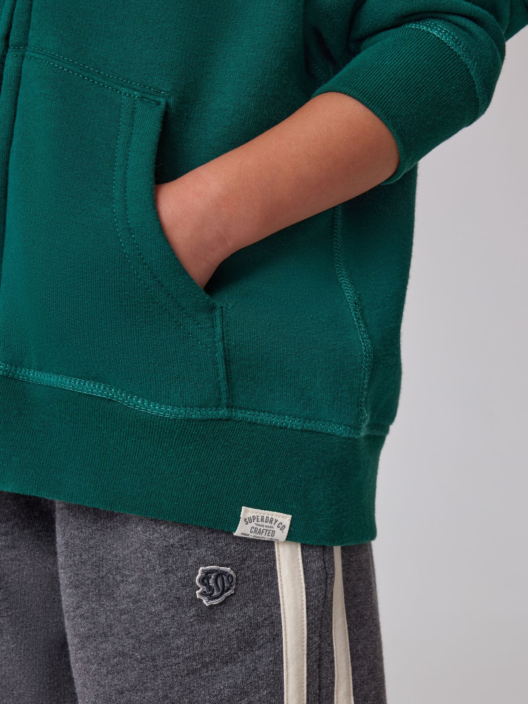 Dsiney Kidz - Superdry Green Hoodie & Joggers Set image 5