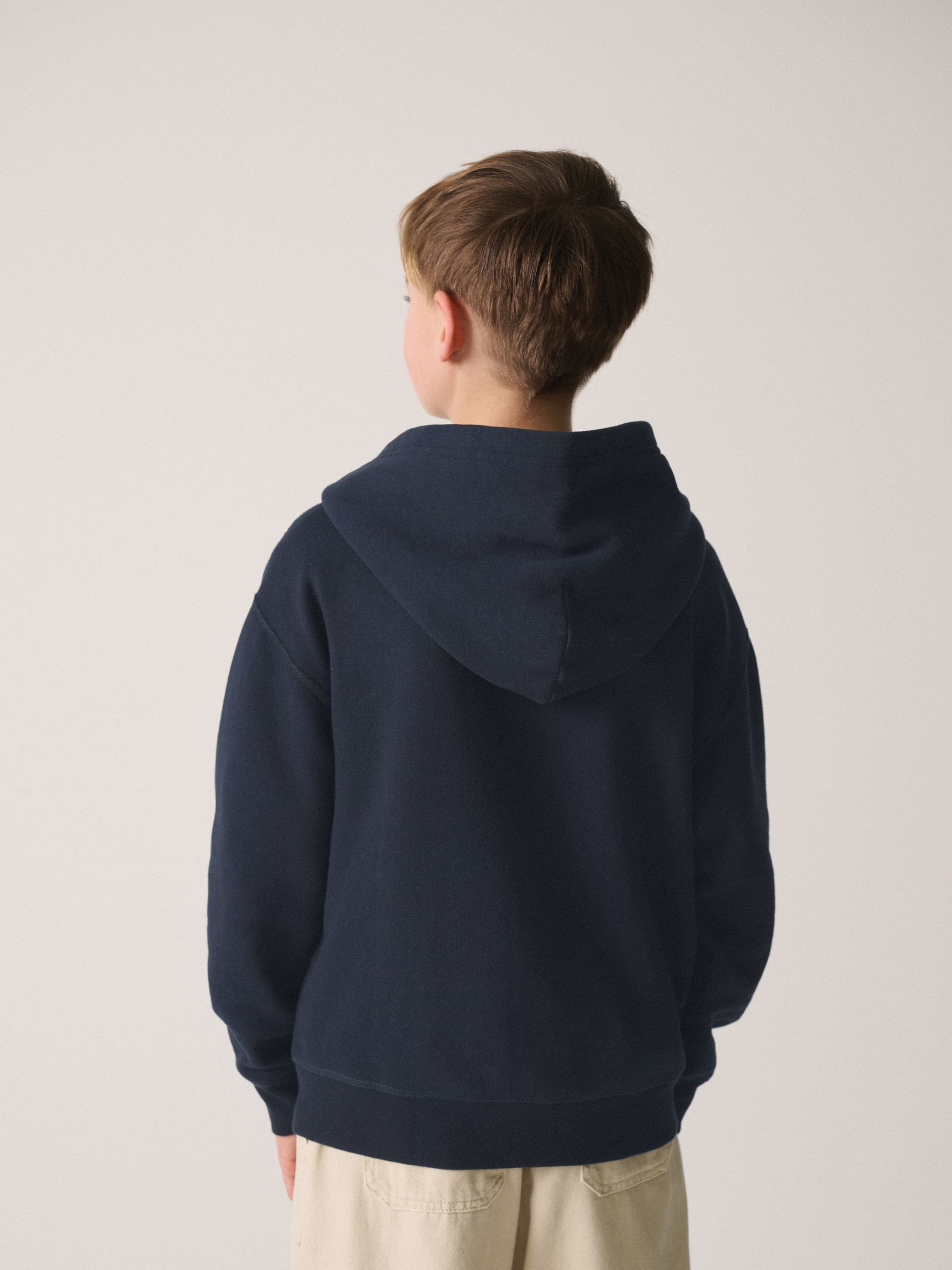 Dsiney Kidz - Superdry Navy Zip Through Hoodie image 3
