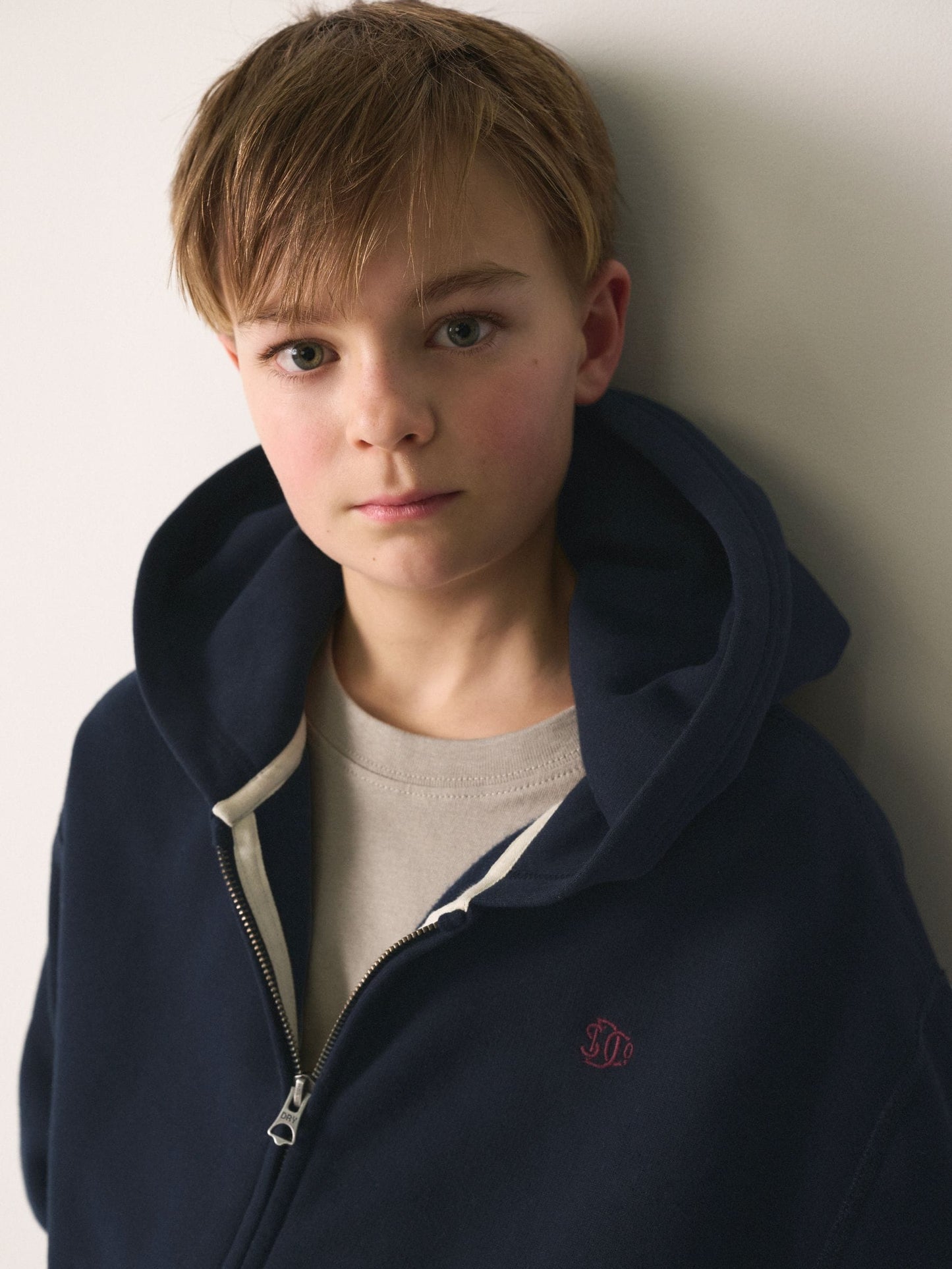 Dsiney Kidz - Superdry Navy Zip Through Hoodie image 4