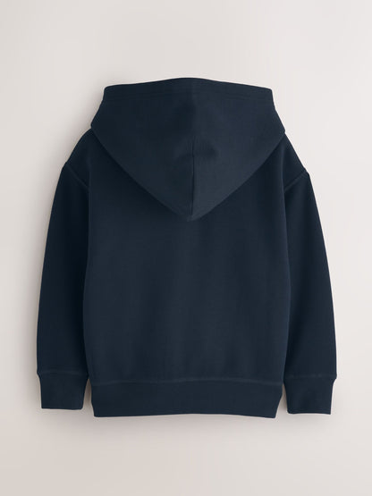 Dsiney Kidz - Superdry Navy Zip Through Hoodie image 7